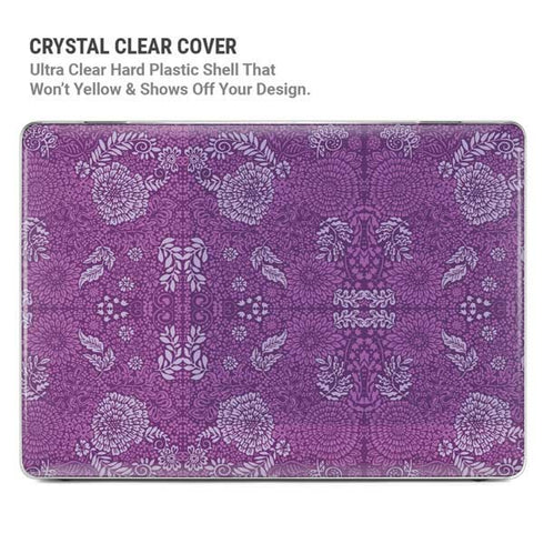 Radiant Orchid Floral MacBook Pro 14in (2021-24) Case plus Skin